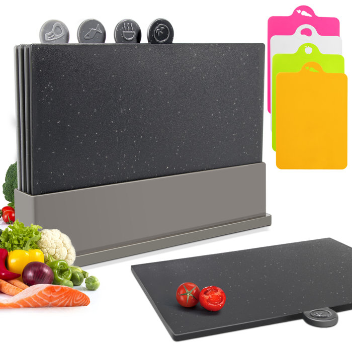MASTHOME Cutting Board Set With Storage Case Wayfair.ca